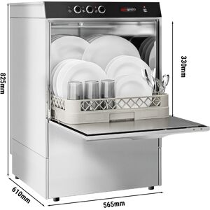 GGM GASTRO - Lave-vaisselle - 4,9 kW - avec pompe pour détergent & produit de rinçage