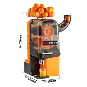 GGM GASTRO - Presse-orange électrique - Orange - Alimentation manuelle en fruits - Robinet de vidange & Mode de nettoyage inclus