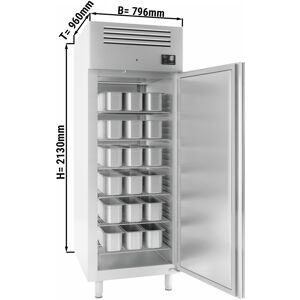 GGM GASTRO - Congélateur à glace Premium PLUS - EN 60x80 - 900 litres - avec 1 porte