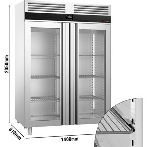 GGM GASTRO - Congélateur PREMIUM - GN 2/1 - 1400 litres - 2 portes vitrées