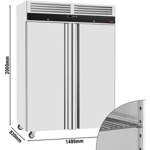 GGM GASTRO - Congélateur ECO - GN 2/1 - 1400 litres - avec 2 portes - Porte intérieure en inox