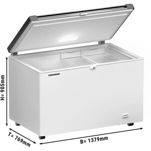 GGM GASTRO - LIEBHERR Congélateur bahut - 1379x769mm - 404 litres - Couvercle en inox