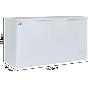 GGM GASTRO - Congélateur bahut - 1500mm - 388 litres - Couvercle plastique - Séparateur inclus