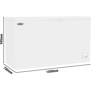 GGM GASTRO - Congélateur bahut - 1500mm - 480 litres - Couvercle plastique - Séparateur inclus