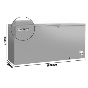 GGM GASTRO - Congélateur bahut - 1800mm - 534 litres - Couvercle inox - Séparateur inclus