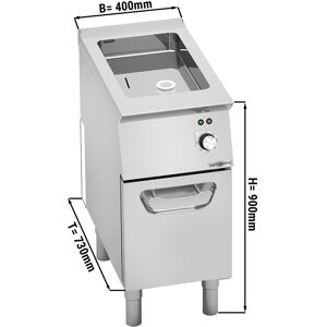 GGM GASTRO - Braisière électrique multifonctions - 400mm - 11,5 litres - 4,8 kW - 1 cuve de gril fixe