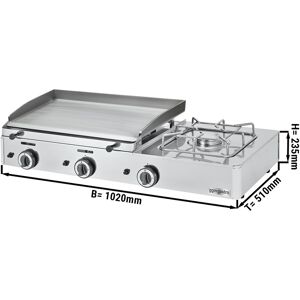 GGM GASTRO - Plaque de cuisson - 8,7 kW - réchaud à gaz inclus