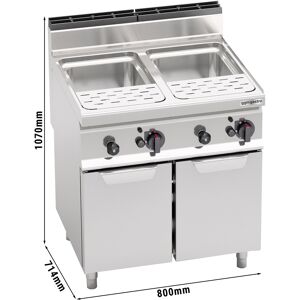 GGM GASTRO - Cuiseur de pâtes à gaz - 60 litres - 20 kW