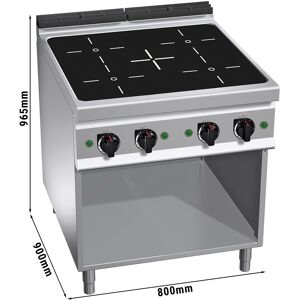 GGM GASTRO - Cuisinière à induction - 20 kW - 4 plaques de cuisson