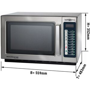 GGM GASTRO - Micro-ondes Automatique - 34 Litres - 1,1 kW - Digital