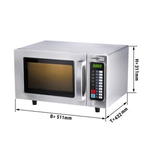 GGM GASTRO - Micro-ondes - 25 litres - 1 kW - Digital