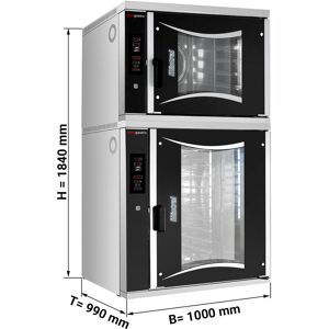 GGM GASTRO - 2x Four combiné de boulangerie - Digital - 6x + 10x EN 60x40