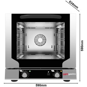 GGM GASTRO - Four à air chaud KOMPAKT - Manuel - incl. 4 plaques 429x345mm