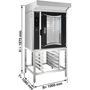 GGM GASTRO - Four de boulangerie à gaz à air chaud - Digital - 10x EN 60x40 - hotte incluse