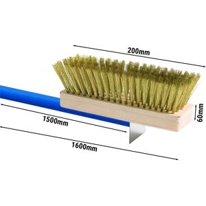 GGM GASTRO - Brosse pour four à pizza avec poils en laiton