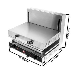 GGM GASTRO - Four électrique Pita / Salamandre SPECIALE - 3 kW - 220 Volt - radiateurs réglables en hauteur