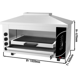 GGM GASTRO - Four à gaz Pita/ Salamandre PRO - 13,2 kW - Bain-marie