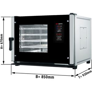 GGM GASTRO - Four mixte de boulangerie - Digital - 4x EN 60x40 - LED