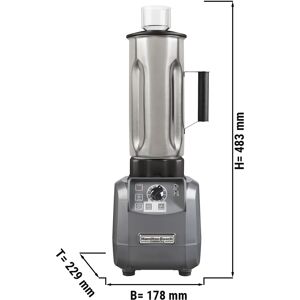 GGM GASTRO - HAMILTON BEACH Mixeur alimentaire EXPEDITOR HBF600S - 1,8 litre - 750 watts - Cuve en inox