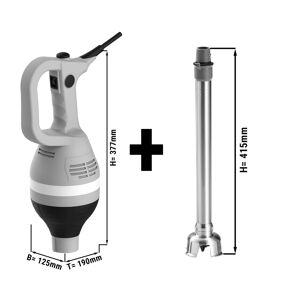 GGM GASTRO - Mixeur plongeant avec pied 350mm - 430 watts - Vitesse réglable en continu