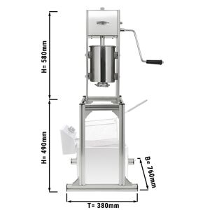 GGM GASTRO - Machine Churro - support inclus