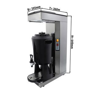 GGM GASTRO - Machine à café filtre - 2,5 litres - 2,2kW - avec thermocinétique & remplissage d'eau automatique