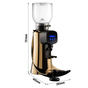 GGM GASTRO - Moulin à café - Gold - 2kg - 500 Watt - 55dB Or