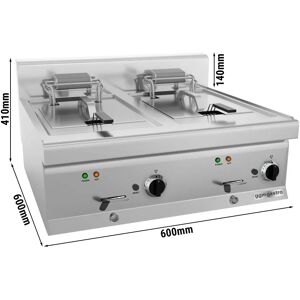 GGM GASTRO - Friteuse électrique double - 11,5+11,5 litres - 18 kW