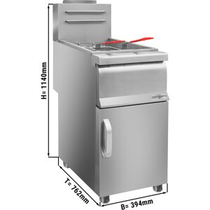 GGM GASTRO - Friteuse à gaz - 16 litres - 27 kW