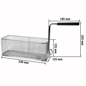 GGM GASTRO - Demi-panier de friteuse - Série gaz et électrique