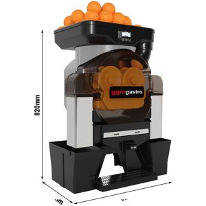 GGM GASTRO - Presse-orange électrique - Argent - Bouton Push & Jus - Alimentation manuelle en fruits - Mode de nettoyage inclus