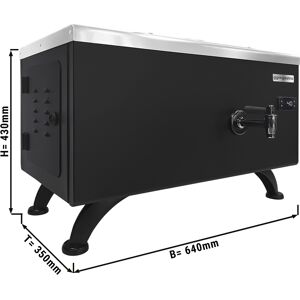 GGM GASTRO - Théière électrique numérique - avec 3 foyers - 30 litres Noir