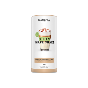 foodspring Shape Shake Vegan   900 g   Café au Lait Caramel   Substitut de Repas   100% Végétal