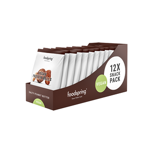 foodspring Vegan Protein Balls   Pack de 12   Cacahuètes Salées   Collation Protéinée   Sans Gluten   100% Végétal