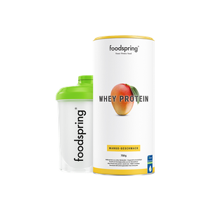 foodspring Protéine Whey   750 g   Mangue   Whey à Base d'Isolat de Protéine   Shake Protéiné