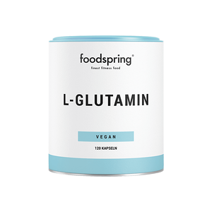 foodspring L-glutamine   100% Végétal   Compléments Vegan   Sans Gélatine