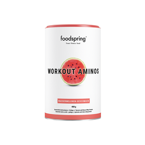 foodspring Workout Aminos   400 g   Ananas Menthe   Acides Aminés   Sans Caféine   AAE, BCAA et Clear Whey Protein
