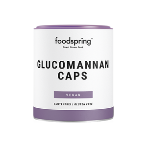 foodspring Gélules de glucomannane      100% Végétal   Compléments pour la Perte de Poids   120 Gélules
