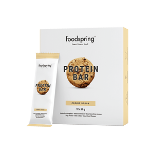 foodspring Protein Bar   Pack de 12   Cookie Dough   Collation Protéinée