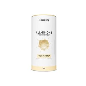 foodspring All-in-One Post-Workout   1000 g   Vanille   Soutien Post-Entraînement   Pour la Construction Musculaire