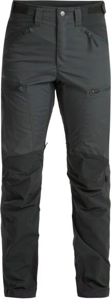 Lundhags - Women's Makke High Waist Curved Pant - Pantalon de trekking taille 38, noir/gris