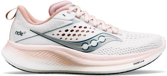 Saucony - Women's Ride 17 - Chaussures de running taille 7,5, blanc