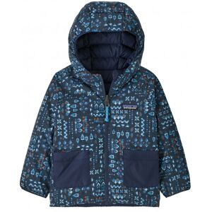 Patagonia - Baby's Reversible Down Sweater Hoody - Doudoune taille 18 Months, bleu - Publicité