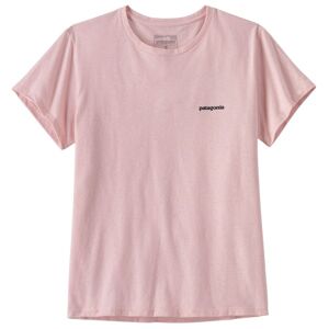 Patagonia - Women's P-6 Logo Responsibili-Tee - T-shirt taille S, rose - Publicité