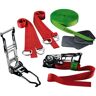 Slackline-Tools - Air'n Jump - Slackline taille 25 m, rouge/vert