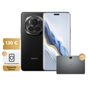 HONOR Magic6 Pro Black,12+512Go,Snapdragon 8 Gen 3,NanoCrystal Shield, 5600mAh,Détection de mouvement IA 2.0,MagicOS 8.0