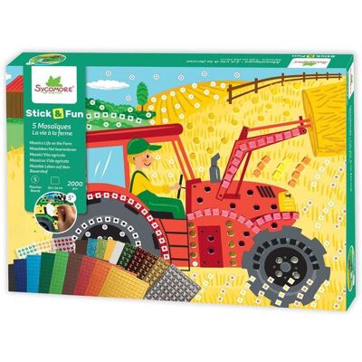 Sycomore CRE7064 jouet d'art/atelier - Mosaïque colorée pour enfants - Publicité Sycomore CRE7064 jouet d'art/atelier - Mosaïque colorée pour enfants - Publicité