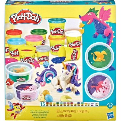 Play-Doh - Coffret de Pâtes pailletées - Publicité Play-Doh - Coffret de Pâtes pailletées - Publicité