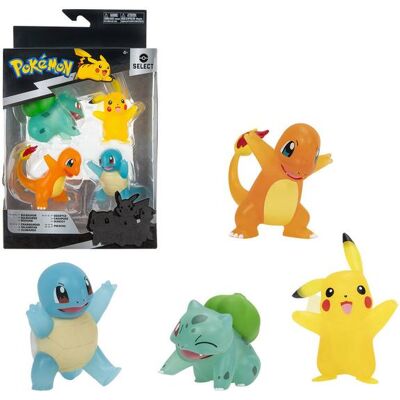 Bandai Coffret Pokemon - 4 Figurines 7 Cm - Publicité Bandai Coffret Pokemon - 4 Figurines 7 Cm - Publicité