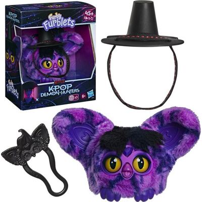 Hasbro Furblet Demon Saja Boy Kpop Demon Hunters - Publicité Hasbro Furblet Demon Saja Boy Kpop Demon Hunters - Publicité